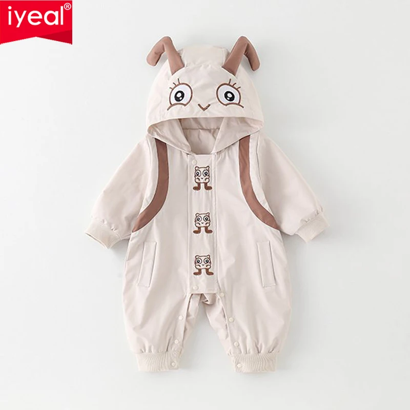 

IYEAL Baby Clothes Spring Baby Boy Girl Cute Jumpsuit Windproof Assault Suit Fashion Jumpsuit For Baby Spring Outings