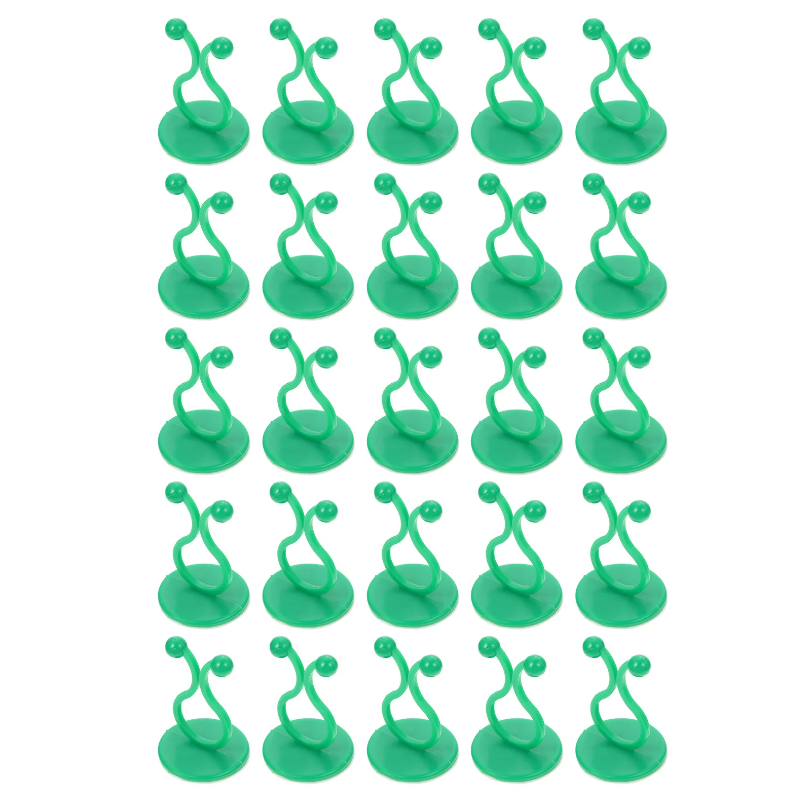 

50Pcs Plant Climbing Wall Clip Strong Adhesive Vines Fixing Clip for Indoor Outdoor Garden Wiring Network