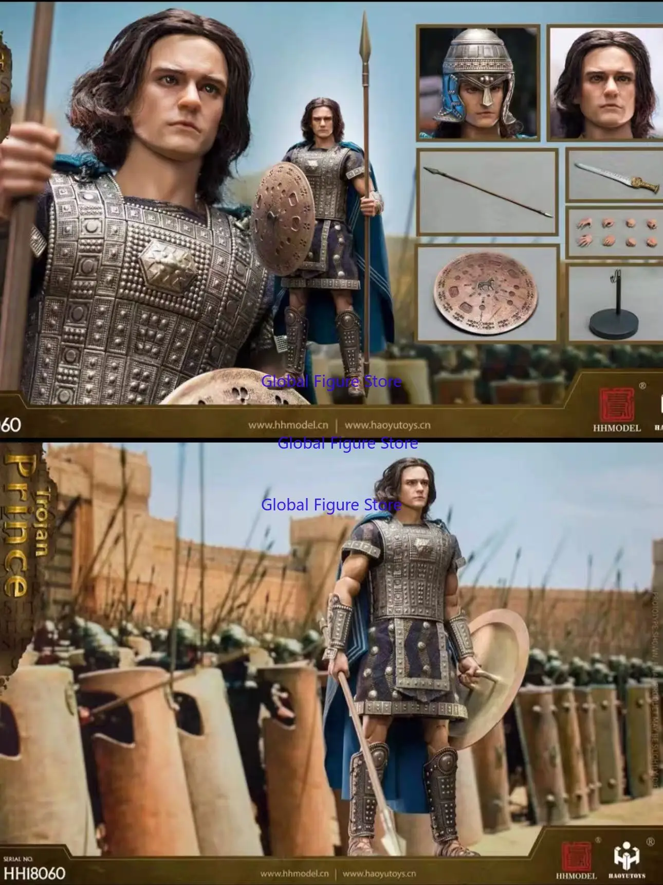 

In Stock HAOYUTOYS 1/6 Imperial Legion - Prince of Troy HH18060 Action Figure