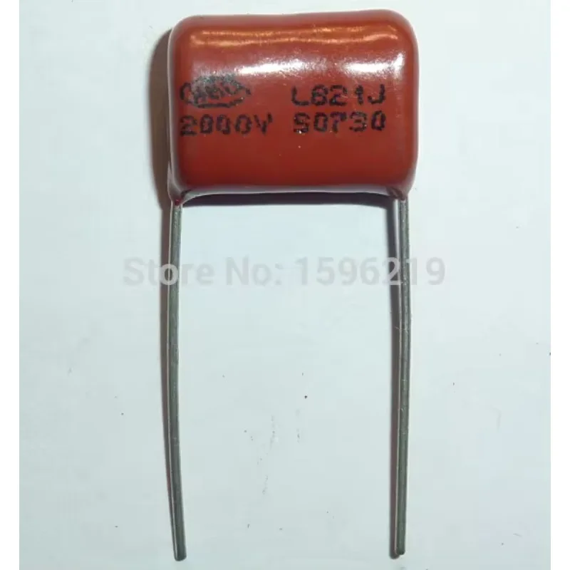 20pcs CBB capacitor 821 2000V 821J 2KV 820pF 0.82nF P15 CBB81 Metallized Polypropylene Film Capacitor