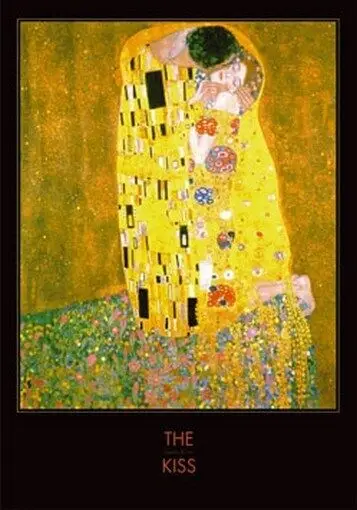 

GUSTAV KLIMT POSTER The Kiss RARE HOT NEW 24x36 inch Canvas Print Poster