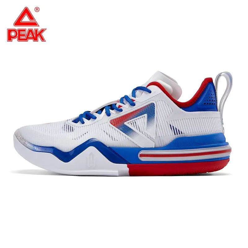 

PEAK State Extreme Wiggins 1st Generation Basketball Shoes Men's Big Triangle Low Top Shock Absorbing and Durable Sports Shoes