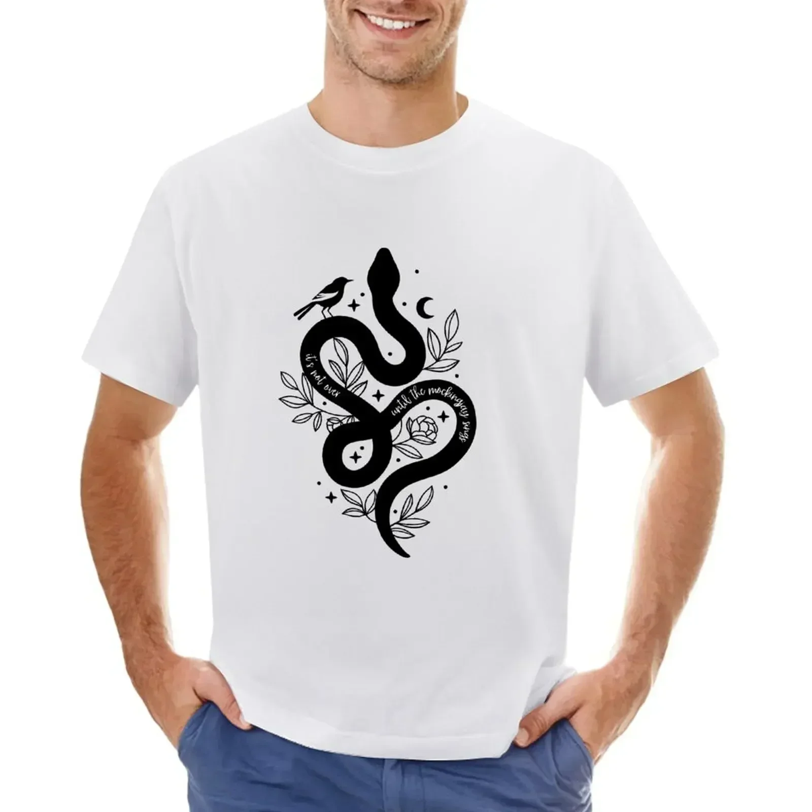 A Ballad of Songbirds and Snakes The Hunger Games T-shirt graphics oversized cute clothes quick drying mens t shirts