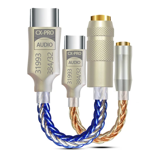 HiFi USB DAC C타입 헤드폰 앰프 오디오 디코더, IEM AMP 휴대폰 어댑터, 헤드셋 앰프, CX31993, 3.5mm