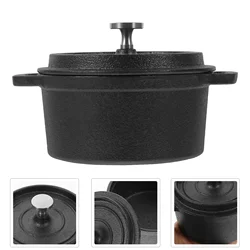 Small Steam Pot Kitchen Cookware Milk Practical Stockpot Multifunctional Cast Iron Household Cooking