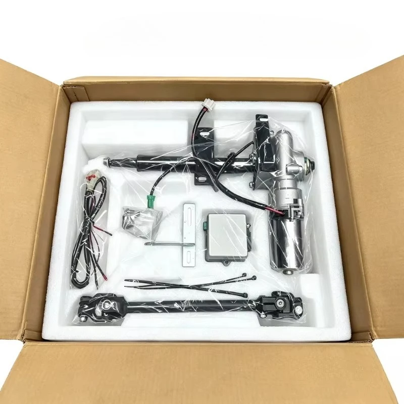 Electric EPS Power Steering Kit, With Motor, Controller & Wiring Harness, For Small Truck Steering Modification