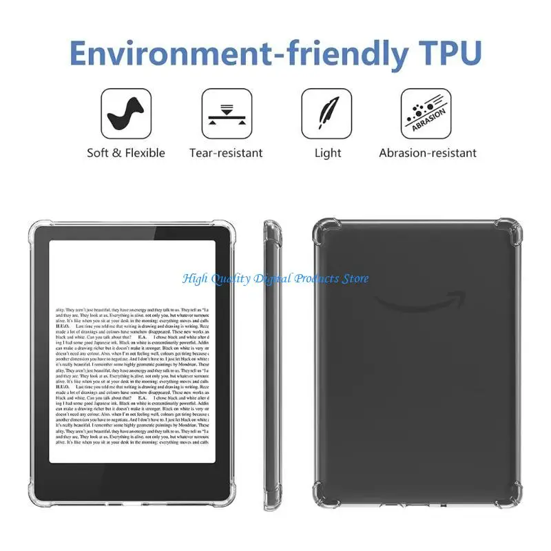 

U2JE Simple Business TPU Cover for Paperwhite123/4 Full Protections