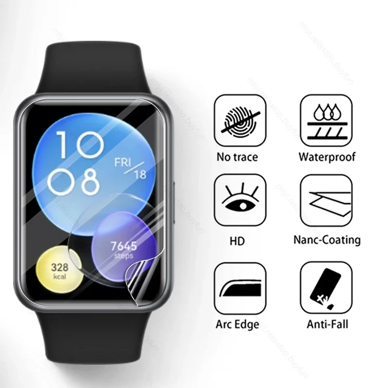 فيلم ناعم لساعة Huawei Watch Fit 2 3 / Fit New /SE /Special Edition /Fit2/Fit3 واقي شاشة الساعة الذكية