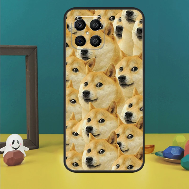 Crying Cat Memes And Dog For Huawei P30 Lite P50 P40 P20 Pro P Smart Z Nova 9 5T Cover For Honor 50 X9 X8 X7 Case