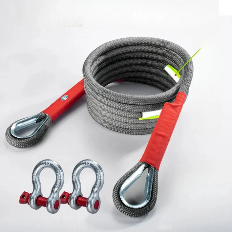 New Car Towing Rope Off-road Vehicle Can Tow 20 Tons of Rescue Rope Upgraded Version Which Is Very Reliable and Wear-resistant