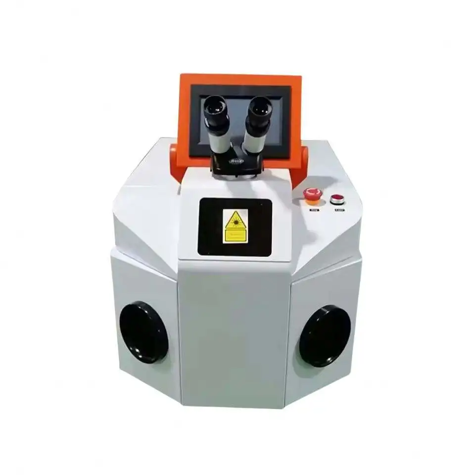 Gold Silver Optical Fiber Laser Welder Desktop Jewelry Welding Machine Spot Soldering Repairing Machine