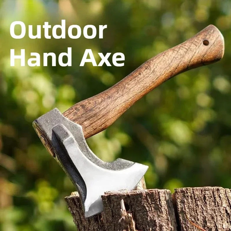 

Outdoor Hand Axe High Carbon Steel Hatchet for Firewood Tactical Survival Ax Camping Supplies Axe for Professional Self Defense