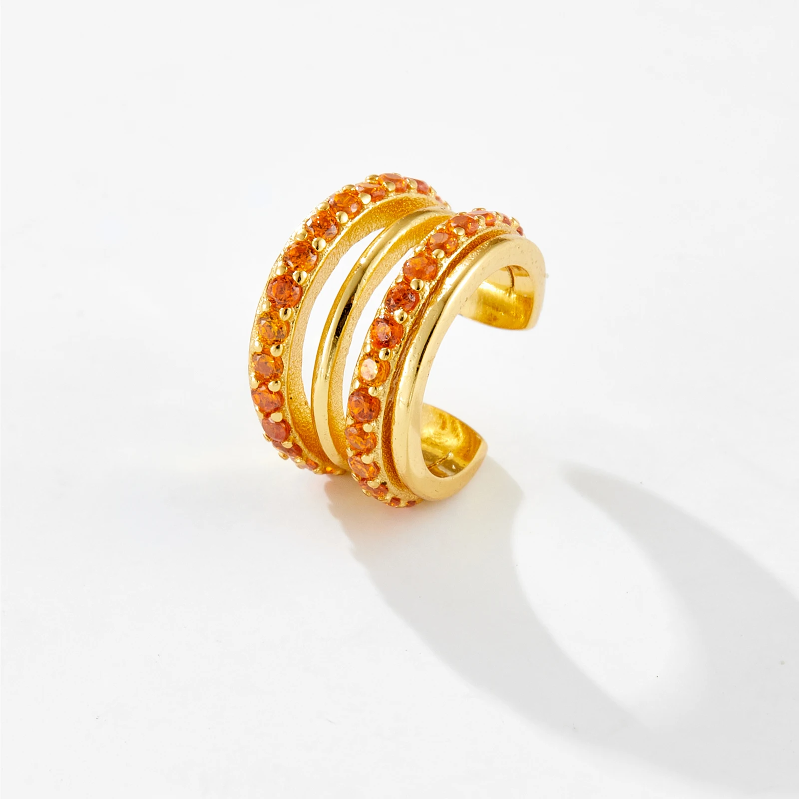 

VEWANT Женская серьга-кафф из 100% стерлингового серебра 925 пробы с двойной линией цирконов, без прокола, на клипсе, изысканные повседневные ювелирные аксессуары