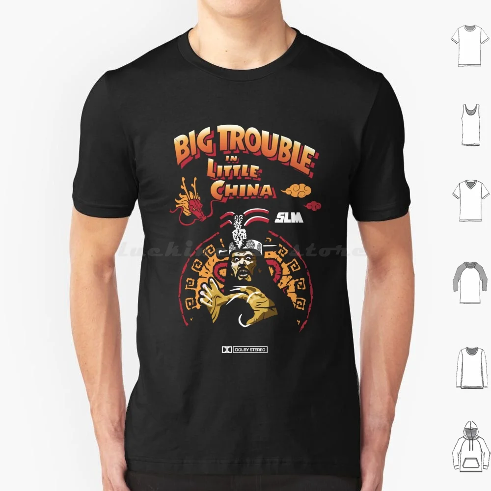 Big Trouble In Little T Shirt 6xl Cotton Cool Tee Kurt Russell Small Blow Big Trouble Little Japan 80s Retro Vintage Movie