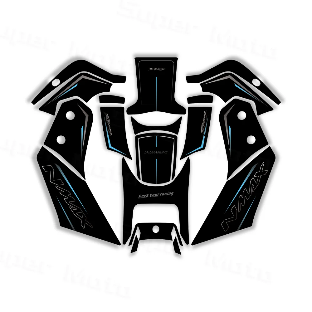 

For NMAX 155 nmax 155 n-max 155 2020-2025 Thick Frosted Fuel Tank Pad Sticker Motorcycle Accessories Protector Tank Decals