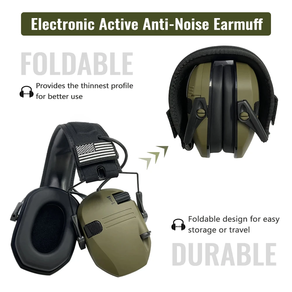 Tactical anti-noise Earmuff for Hunting shooting headphones Noise reduction Electronic Hearing Protective Ear Protection