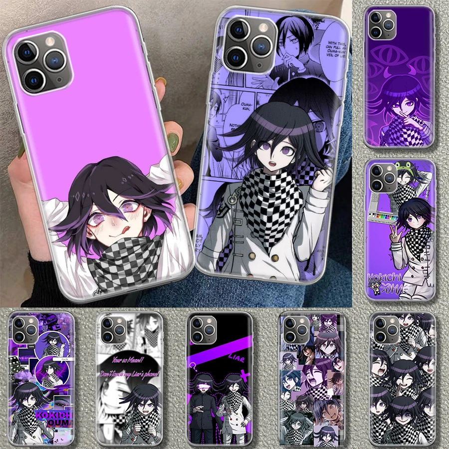 Danganronpa Kokichi Ouma Phone Case Cover for iPhone 11 12 13 14 15 16 Pro Max Apple X XS XR 7 Plus 8 + Art Customized Fundas 11