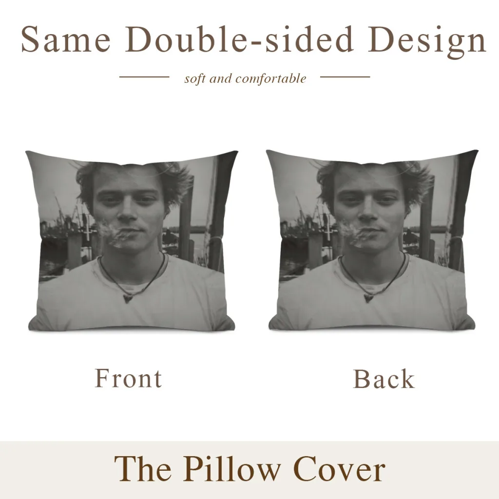 Pillow Cushion Case  Dakimakura Cover JJ Rudy pankow outer banks Netflix Decorative Sleeping