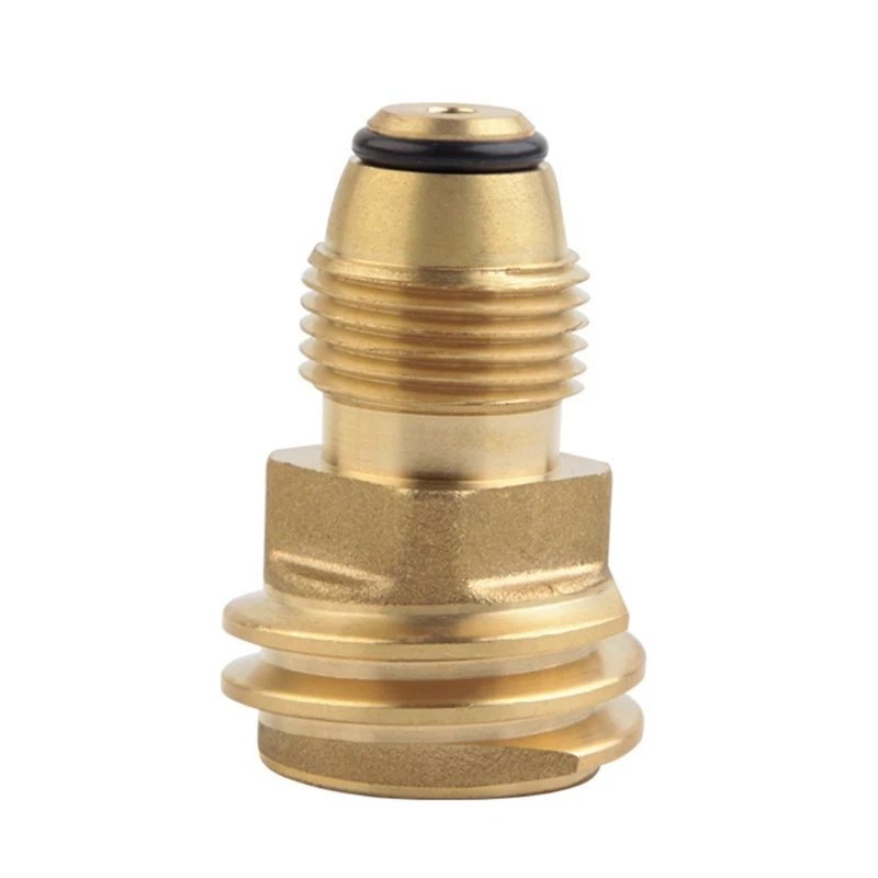 

Metal Propanes Fitting Brass Texture Suitable for Campers Efficient Fuels Use Dropship