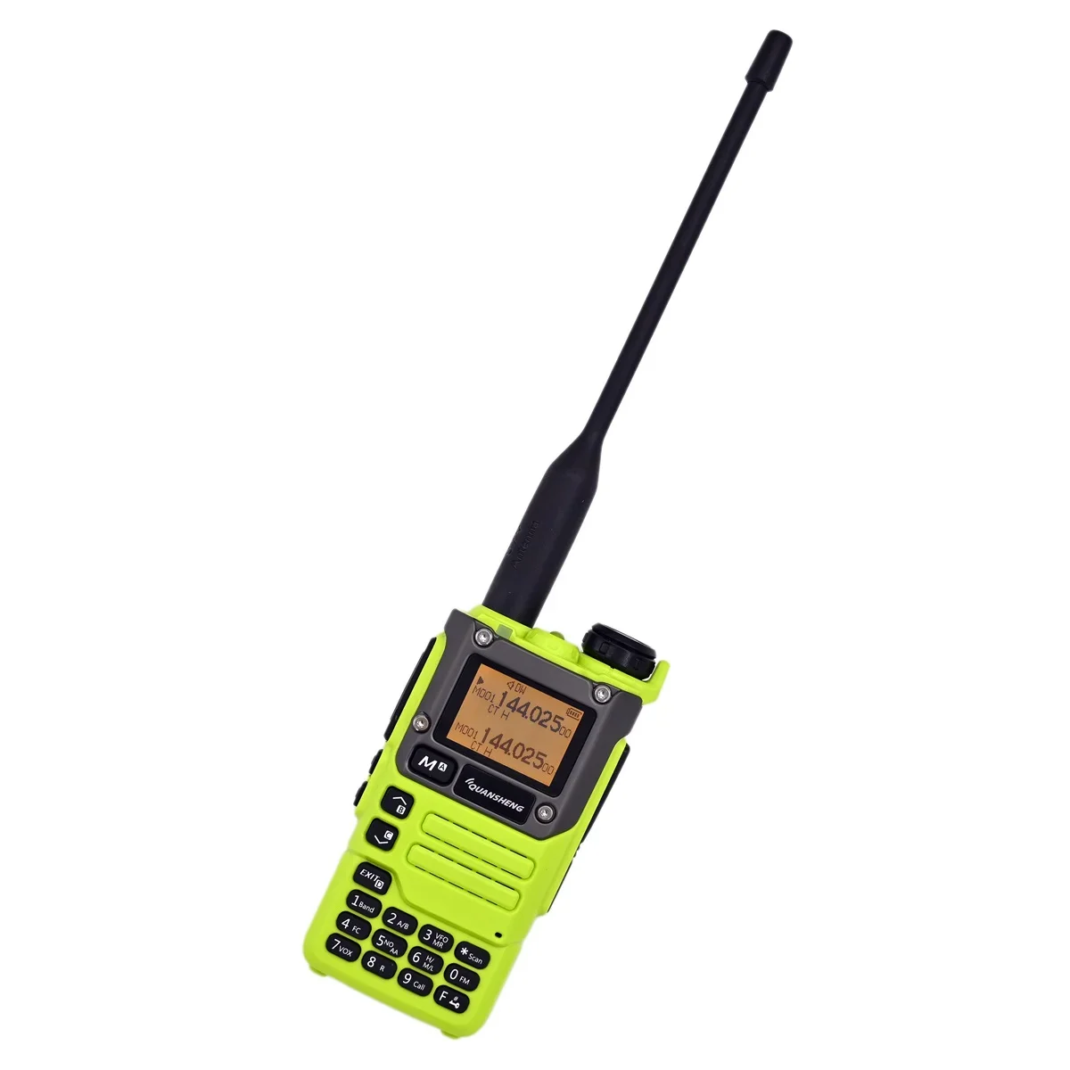 Quansheng UV K6 HAM Walkie Talkie Green Orange 512KB Big Storage Memory USB Type C Air Band Receiver FM Radio Wireless Intercom