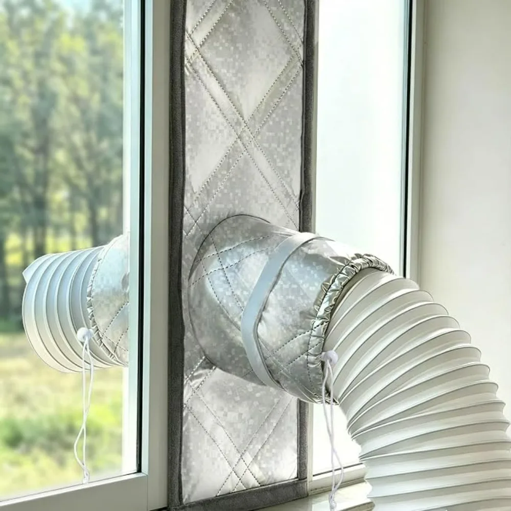 New Portable Air Conditioner Window Seal Thicken Foil Cotton Oxford Cloth Exhaust Hose Insulation Sleeve Air Conditioner Tools