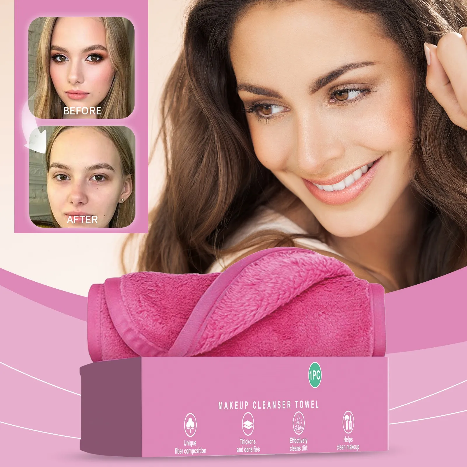 แผ่นแปรงล้างเครื่องสำอางผ้าฝ้ายใช้ซ้ำได้ที่ล้างเครื่องสำอางไมโครไฟเบอร์ผ้าเช็ดทำความสะอาดใบหน้าผ้าเช็ดทำความสะอาดเครื่องมือความงามดูแลผิว