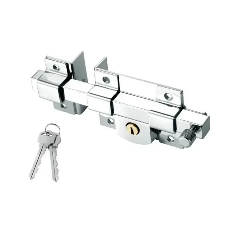 Garden Fence Door Cross Key External Lock, Anti-theft Door Bolt, Heavy-duty Wooden Door Lock, Bolt Lock