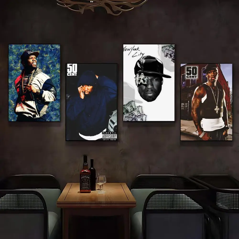 Singer Cent 50 Poster Posters Anime Room Decor Decoration Movie Backpack Wall Interior Music Wall Art
