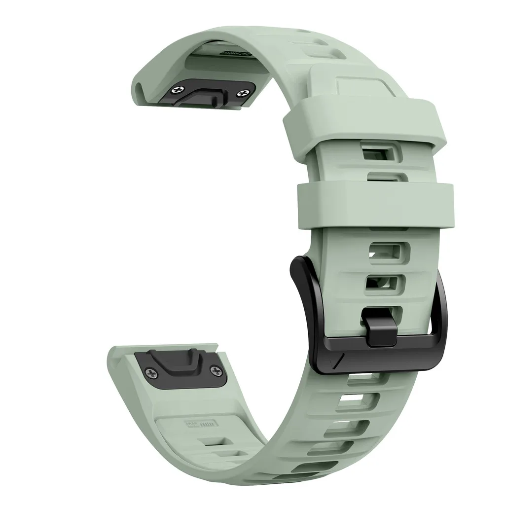 Quick Fit 22mm 26mm Silikonarmband für Garmin Fenix 8 51mm 47mm Fenix 7 7X 6 6X Pro/Epix Pro Gen 2/Fenix 5 5X Fenix 3 Band – Detail 5
