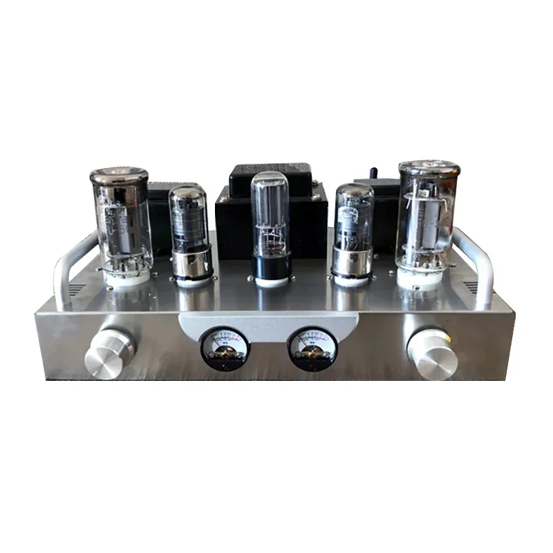 Fu50 Vacuum Tube Amplifier Kit Diy High Power 8w*2 Bluetooth 5.0 HIFI Class A Audio Amplifier Vu Meter Diy Amp Audio