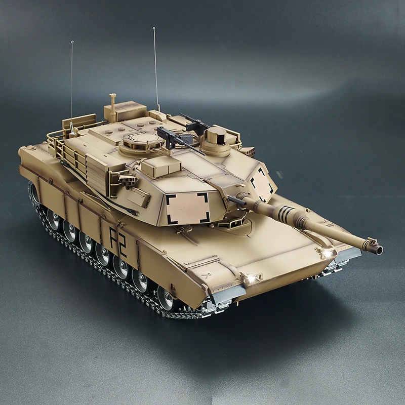 Heng Long 1/16 TK7.0 Dostosuj 3918 USA M1A2 Abrams RC Tank 360° °   Beczka wieżyczki Recoil BB Strzelanie TH17803-SMT5 Zabawki dla dzieci