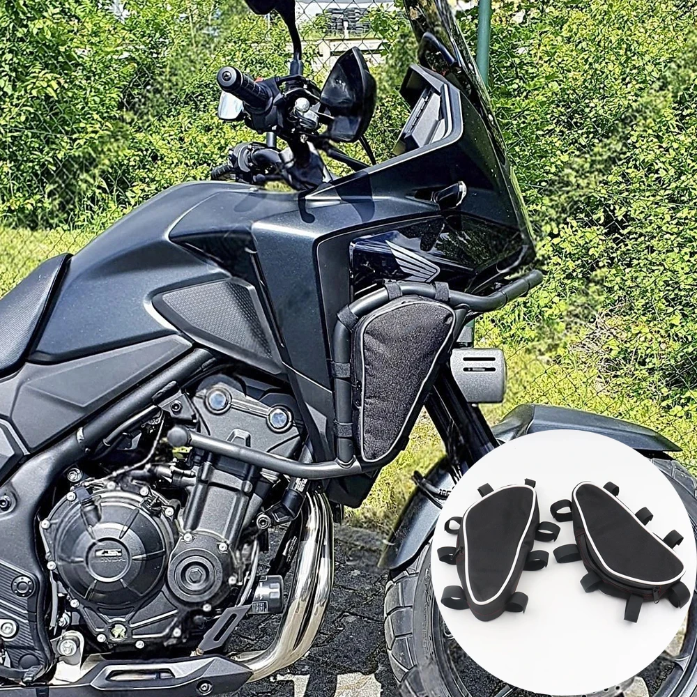

Motorcycle Bumper Frame Bags Repair Tool Placement Waterproof Bag For Honda NX500 500NX NX 500 2024 2025- Package Toolbox