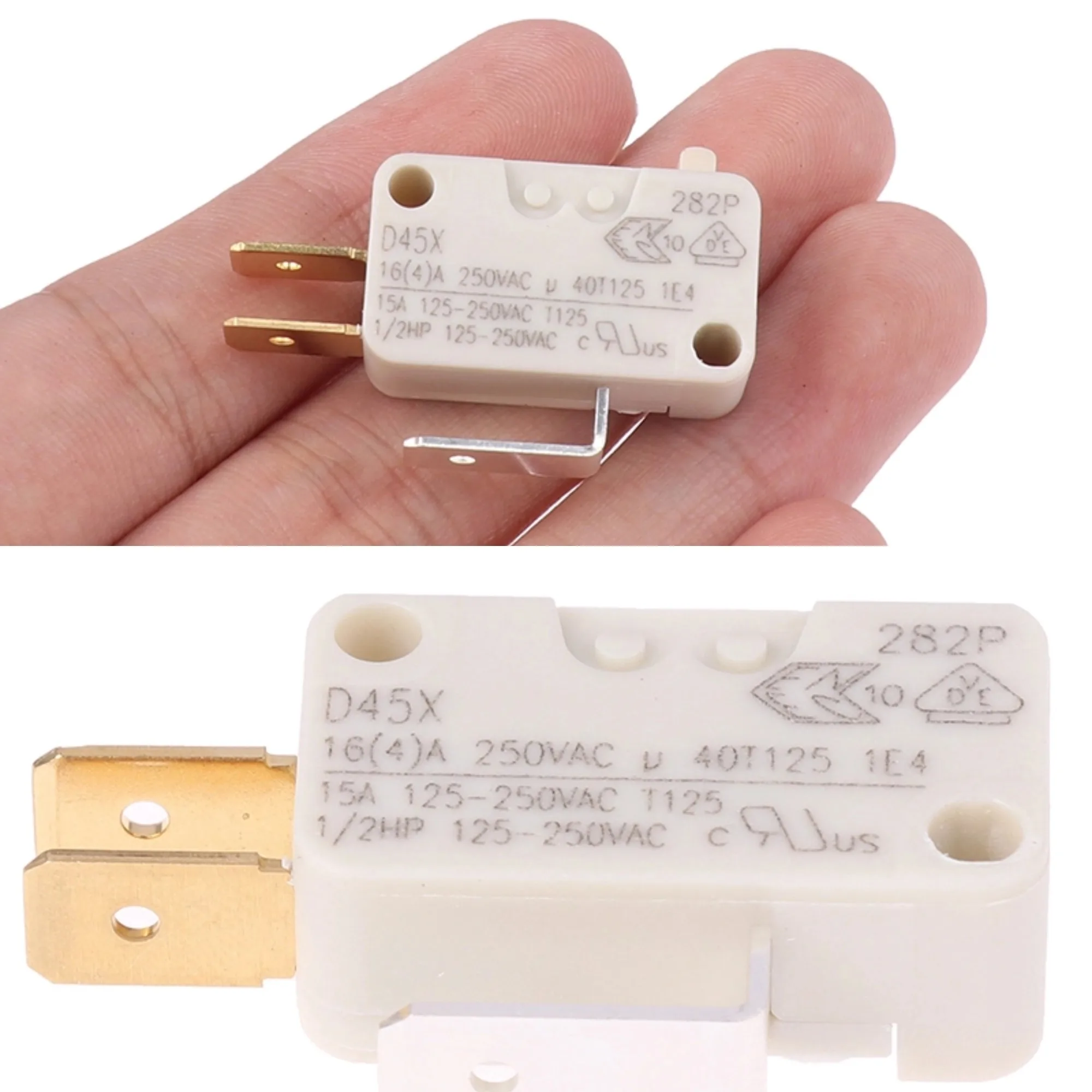 

Микровыключатель D45X, высокий ток, 16 А, 250 В, концевой контактный выключатель водонагревателя