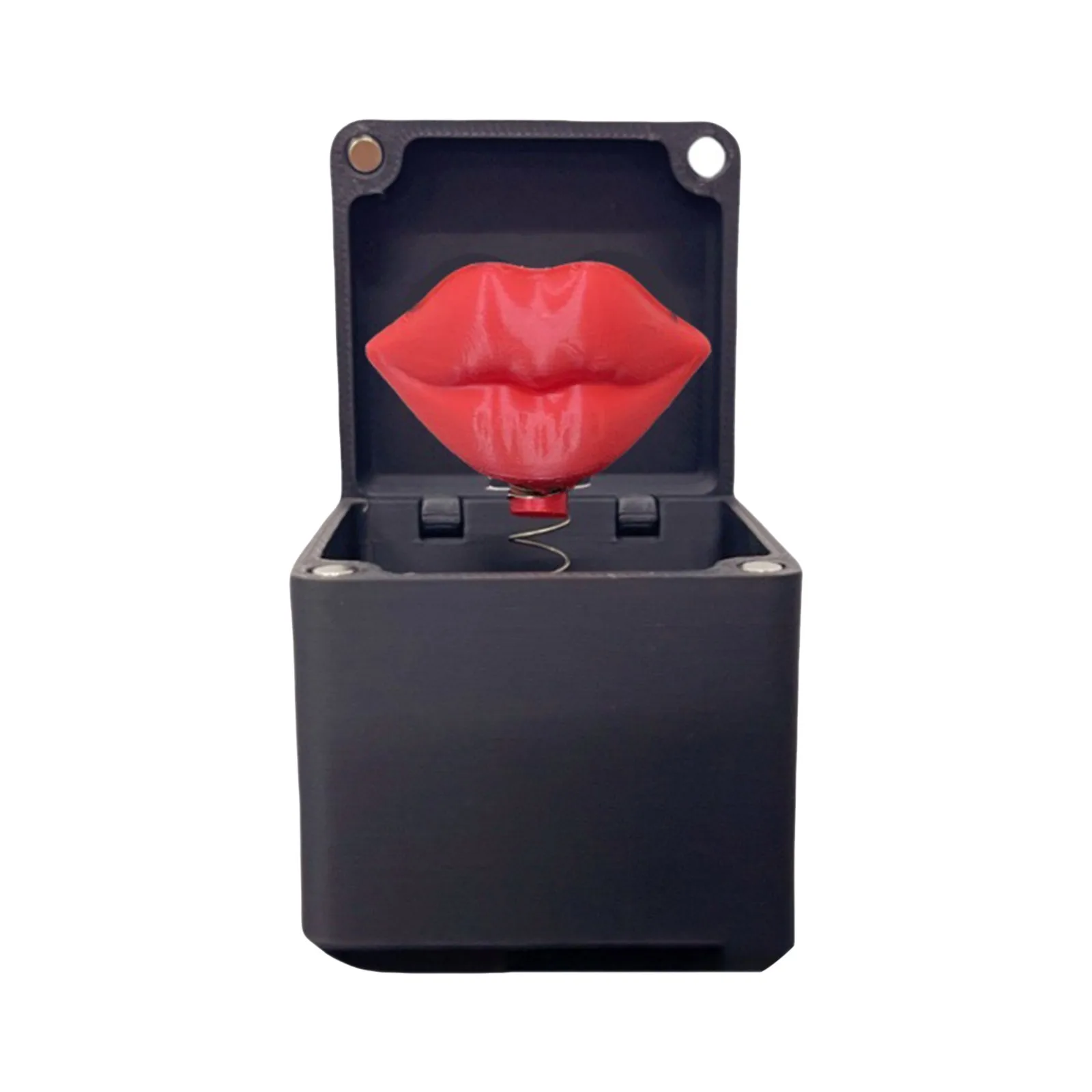 

False Denture Red Lips In A Box Surprise Gift Box 3D Printed Red Lips In A Surprise Up Gift Box Birthday And Valentine's Day