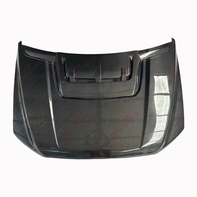 

Modified Real Carbon Fiber Engine Hood Cover for 3rd Gen For Ford F150 2020+ Raptor 4x4 Offroad Hood Bonnet Cover Trim