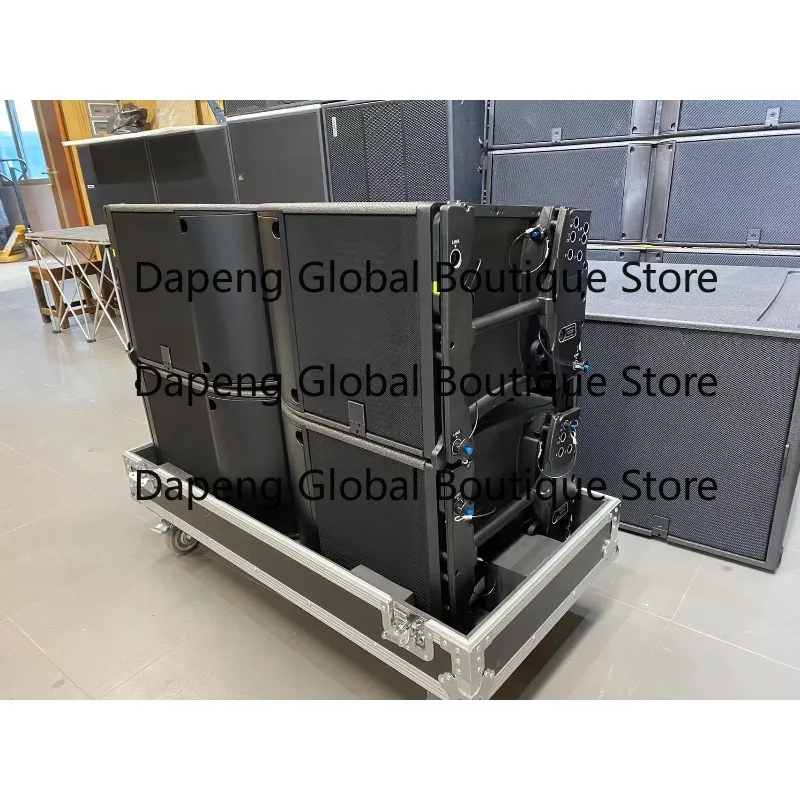 Two Way Dual 12 Unit Line Array Sound Speaker 8 Ohm Impedance Professional Outdoor Stage Audio Equipment