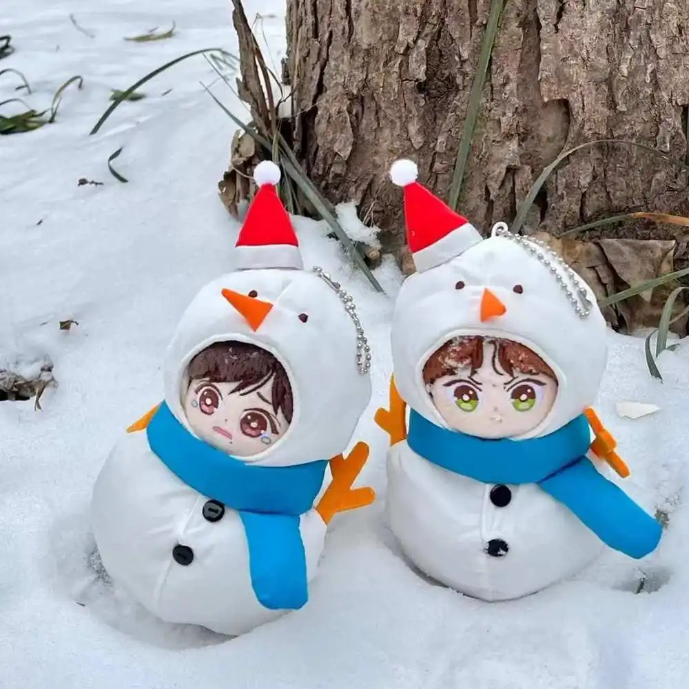 10cm Cotton Doll Clothes Outfit Snowman Uniform Clothing Starfish Body Doll Accessories Children's Gift Toys