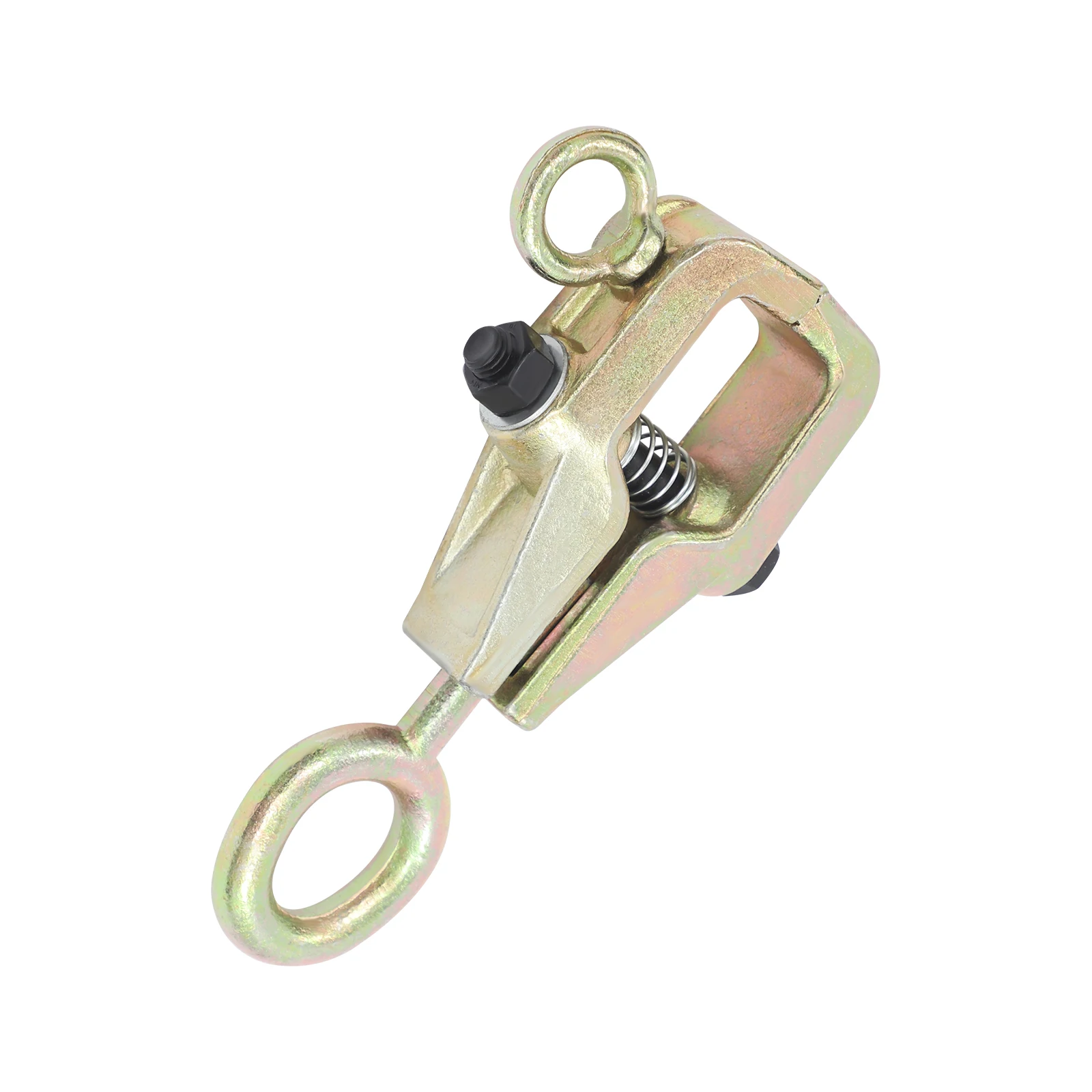5 Ton Self Tightening Pull Clamp 45# Steel Two Way Auto Body Frame Repair Pulling Clamp Serrated Jaw Dent Puller Tool for Car Panel Metal Straightening Work