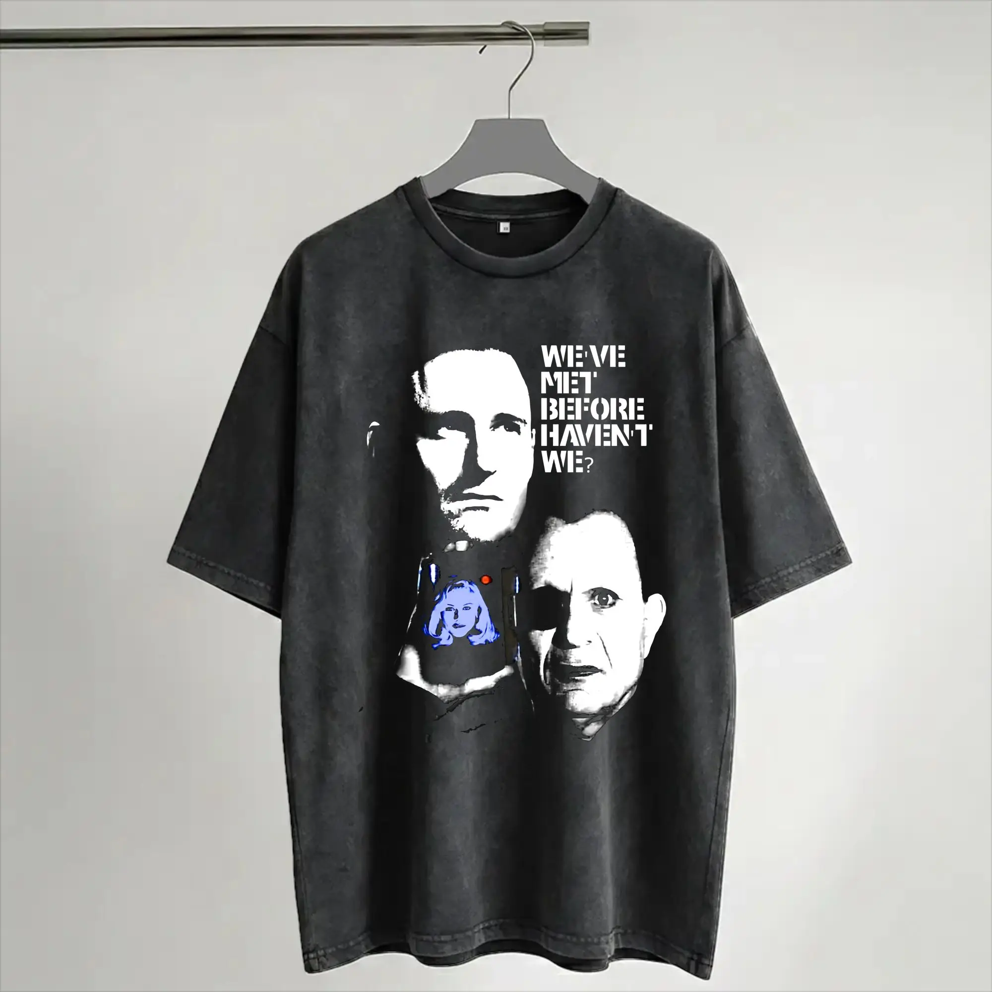 Mulholland Drive Accessories Washed T Shirts for Men Women Streetwear Hip Hop T-Shirt Summer  Tees Tops Short Sleeve