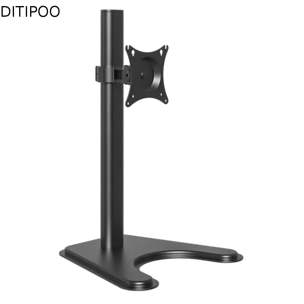 Adjustable Desktop Monitor Holder Large Base 14-27 Inches Computer Monitor Stand Portable Increase Height