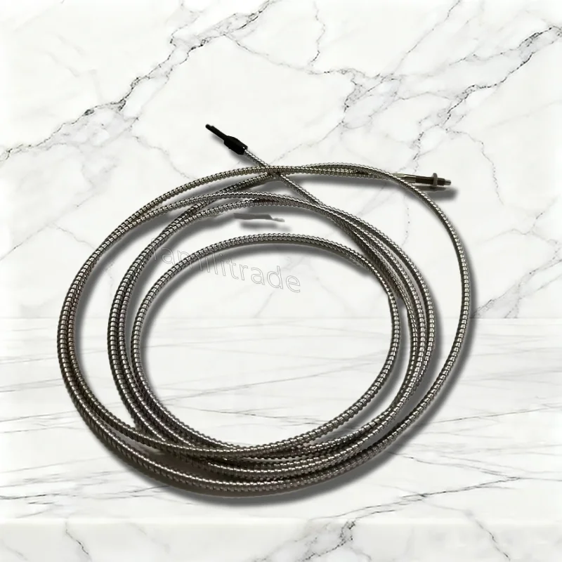 KEYENCE FU-83C FU83C Reflective Fiber Optic Unit 300°C High Temp Resistant R25mm Bend Radius 1m Digital Fiber Optic Sensor