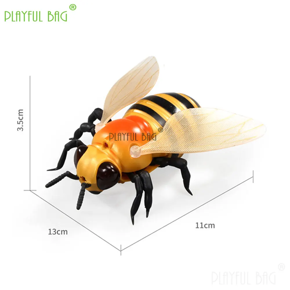 Trick Electric Infrared Remote Creative Simulation bee Robotic Control Mini Gift Adult Prank Insect Model Kids Toy VG240