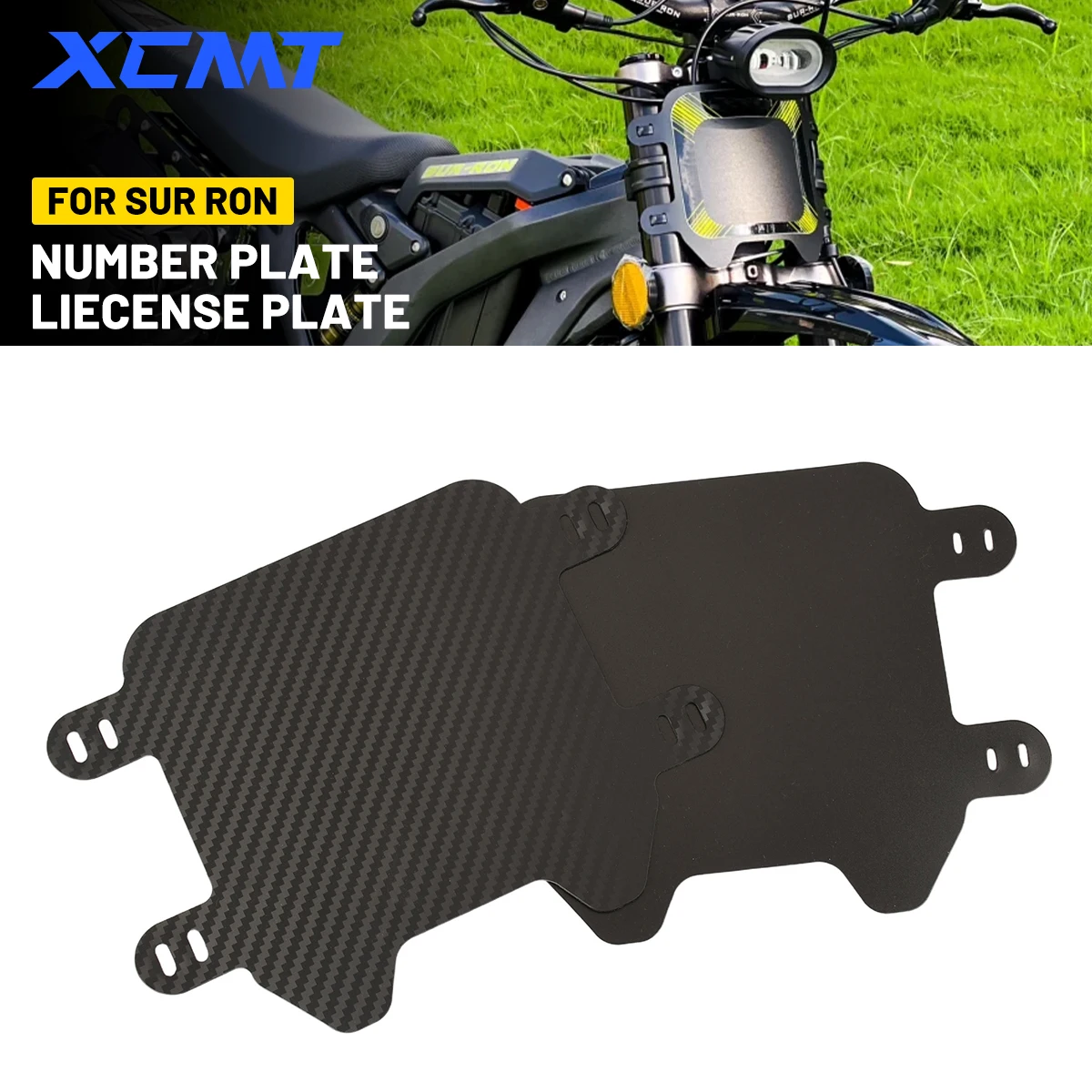 

For Surron Sur-Ron Light Bee X/S For Segway X160 X260 Off-Road Electric Vehicle Bike Accessories Motorcycle Front Number Plate