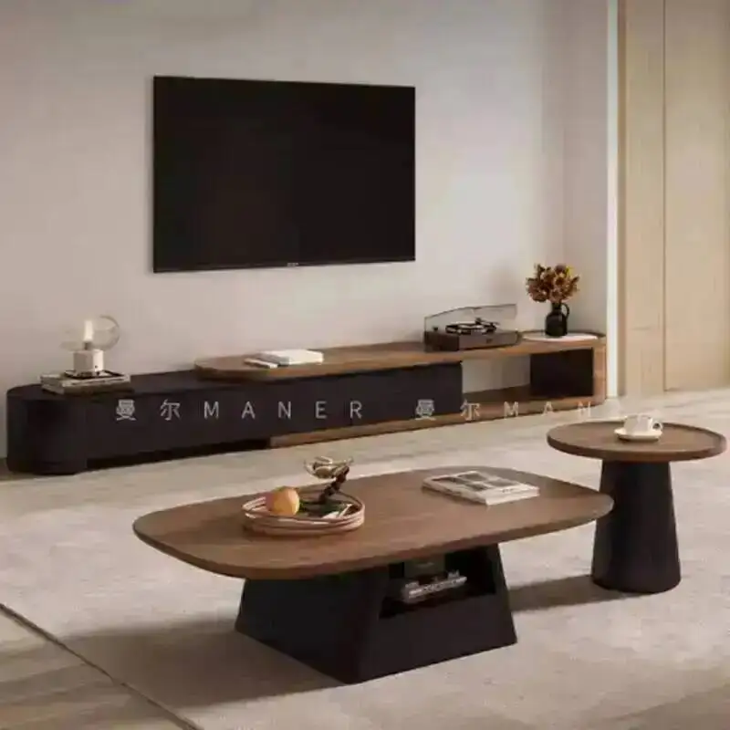 Wood Transform Table Coffee Cheap Japanese Books Minimalist Side Table Designer Bedroom Mesa Auxiliar Living Room Furniture