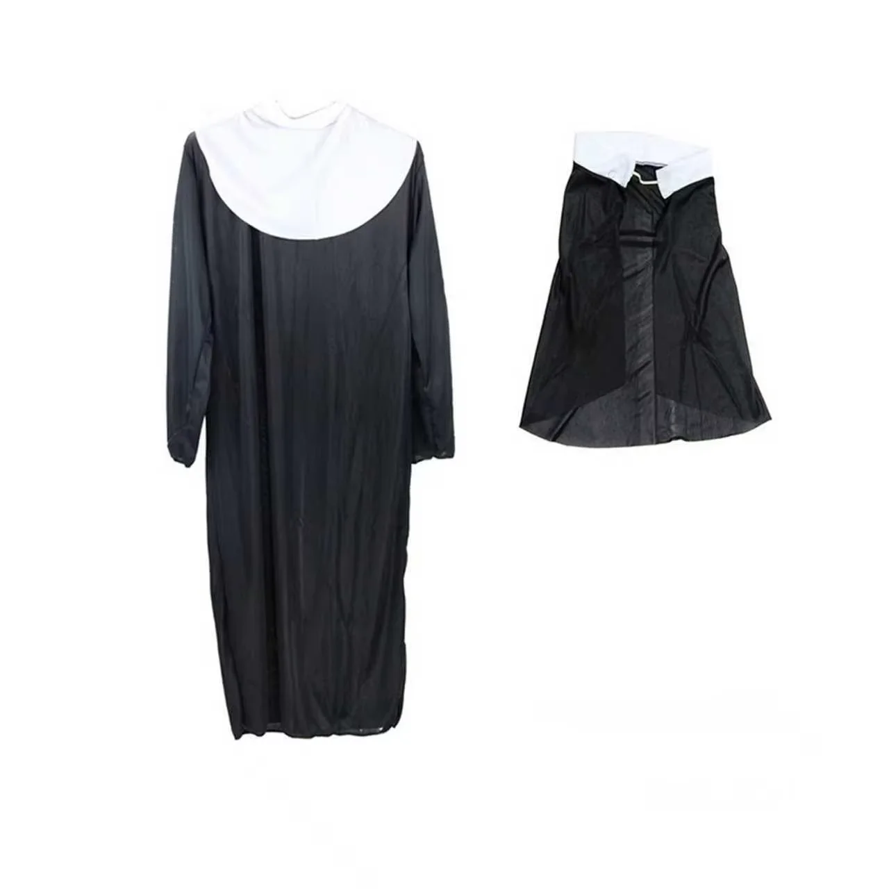 زي راهبة الهالوين من PESENAR للنساء، زي راهبة للنساء، زي الهالوين للبالغين لفستان الحفلات التنكرية