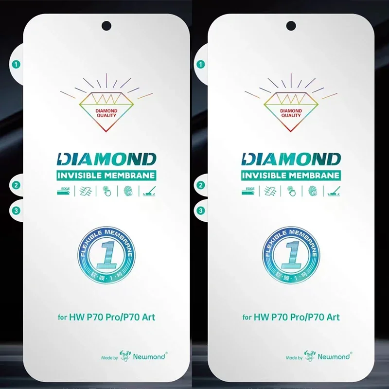 

Diamond Invisible Membrane No Cutting Line Oleophobic Hydrogel Film For Huawei Pura 70 Pro Pura70 Ultra HD Soft Screen Protector