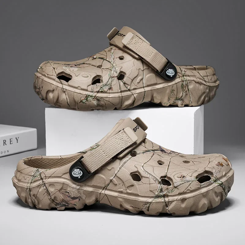 

Summer Beach Slippers Men 2024 Men Summer Clogs for men Outdoor Slide Sandals Man Garden Shoes Male Summer Clogs