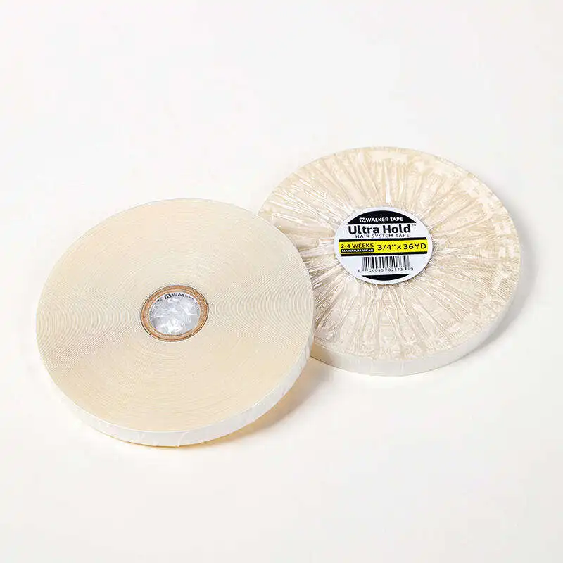 3/4inch(1.9cm) 36yard Ultra Hold Hair System Tape Double Sided Adhesive Tape for Toupee Wig Hair Extensions 2-4 Weeks Lasting view 6