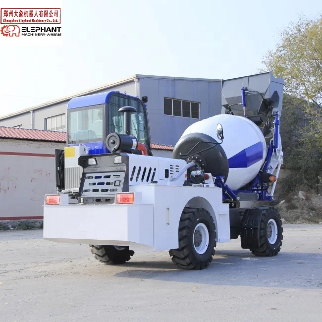 Customized High Quality 1.5m3 Self Loading Concrete Mixer And Self Loading Concrete Mixer Truck Model Panho 2500