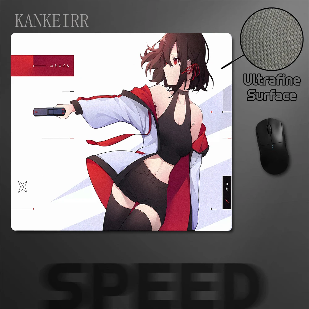 Game Premium Ultrafine Surface Mouse Mat 45x40CM YUki Aim Speed Mousepad Professional E-Sports Gamer Mouse Pad Locking Edge Mat